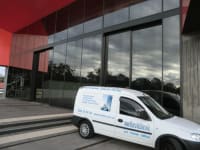 External Titan 35 Tinting Film On Commercial Building External Titan 35 Tinting Film On Commercial Building